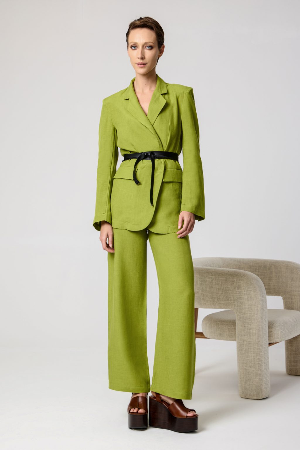 CONJUNTO BLAZER OVERSIZED + CALÇA MARIA