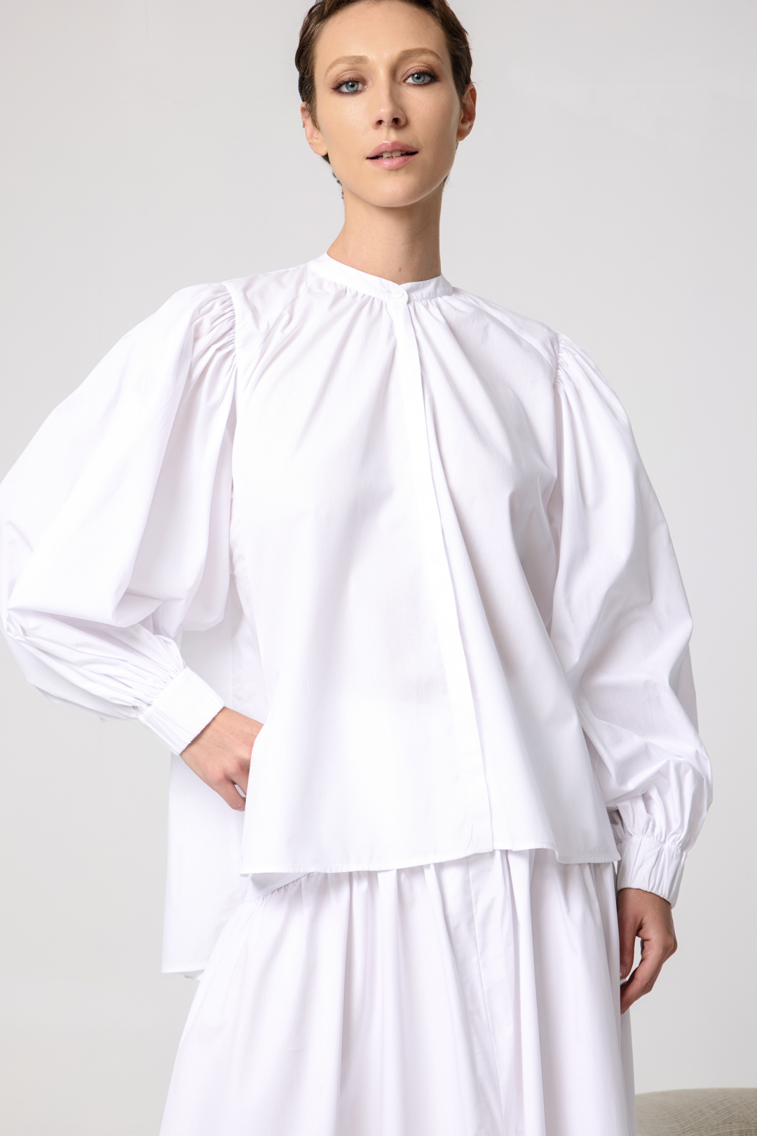 Camisa tricoline esgrimista
