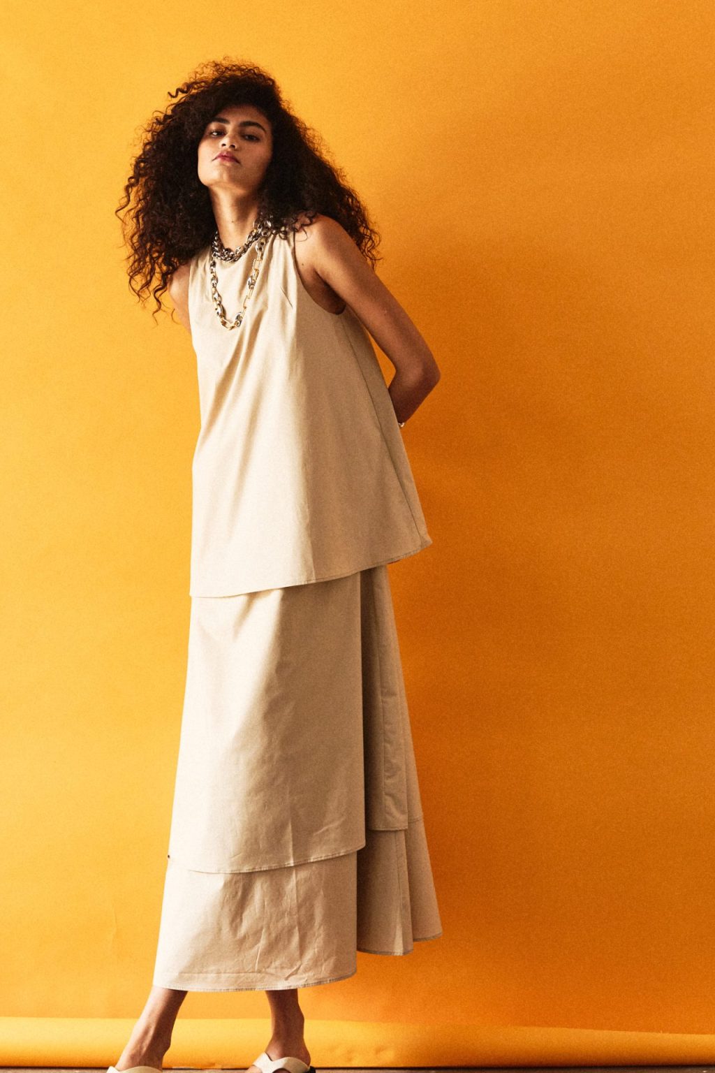 Vestido camadas pence