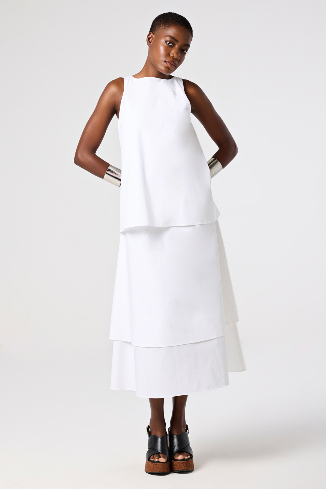 Vestido camadas pence