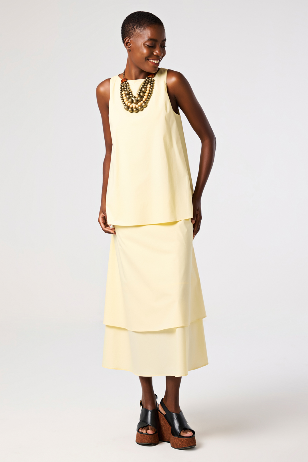 Vestido camadas pence